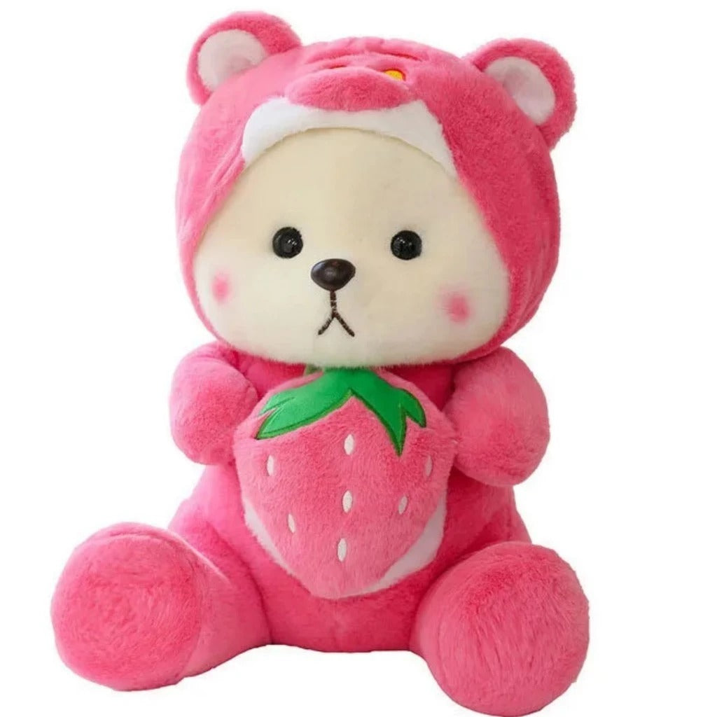 OSITO DISFRASADO DE LOTSO + TARJETA DE AMOR🍓🎀