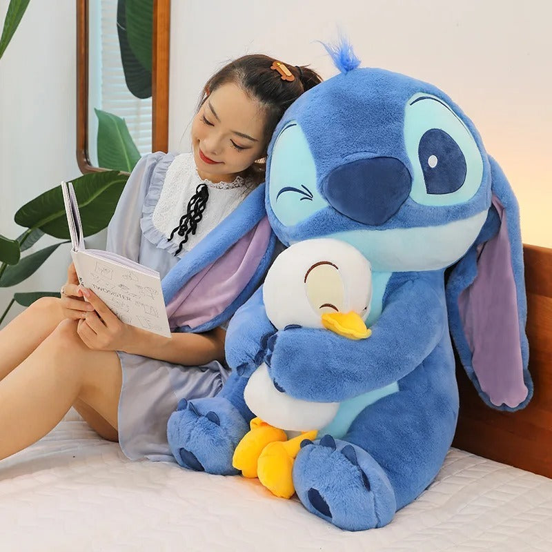 STITCH CON PATO 75 CM + TARJETA PERSONALIZADA GRATIS🎁💙
