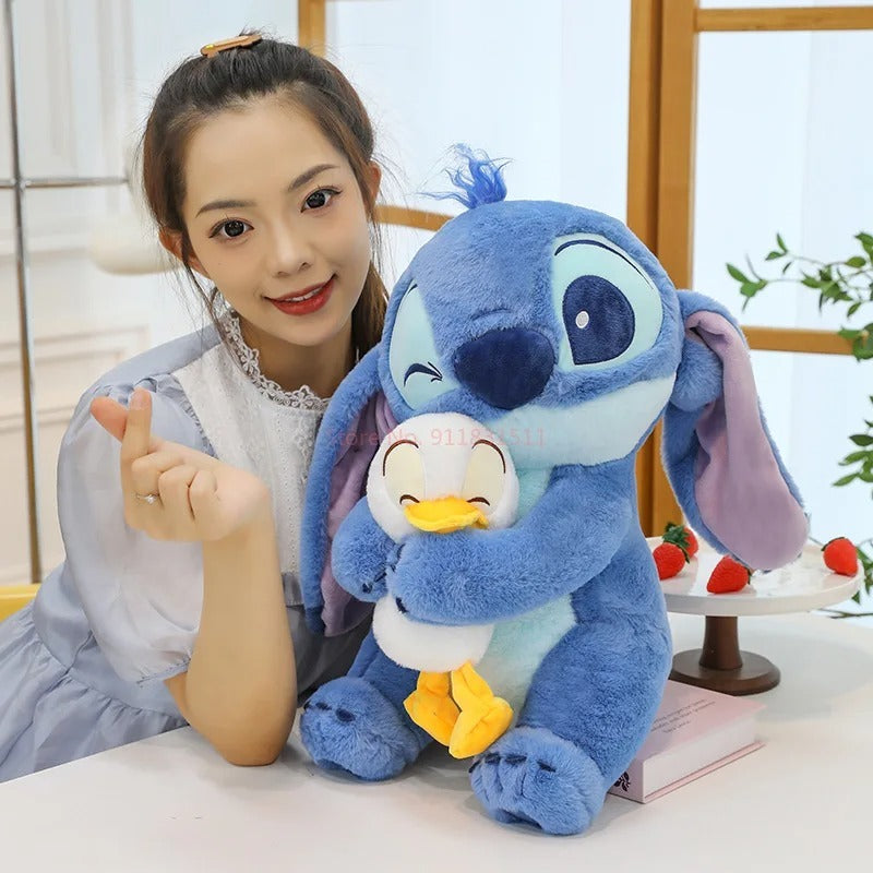 STITCH CON PATO 75 CM + TARJETA PERSONALIZADA GRATIS🎁💙