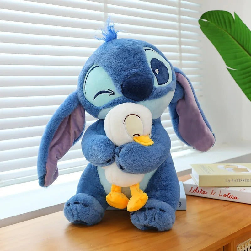 STITCH CON PATO 75 CM + TARJETA PERSONALIZADA GRATIS🎁💙