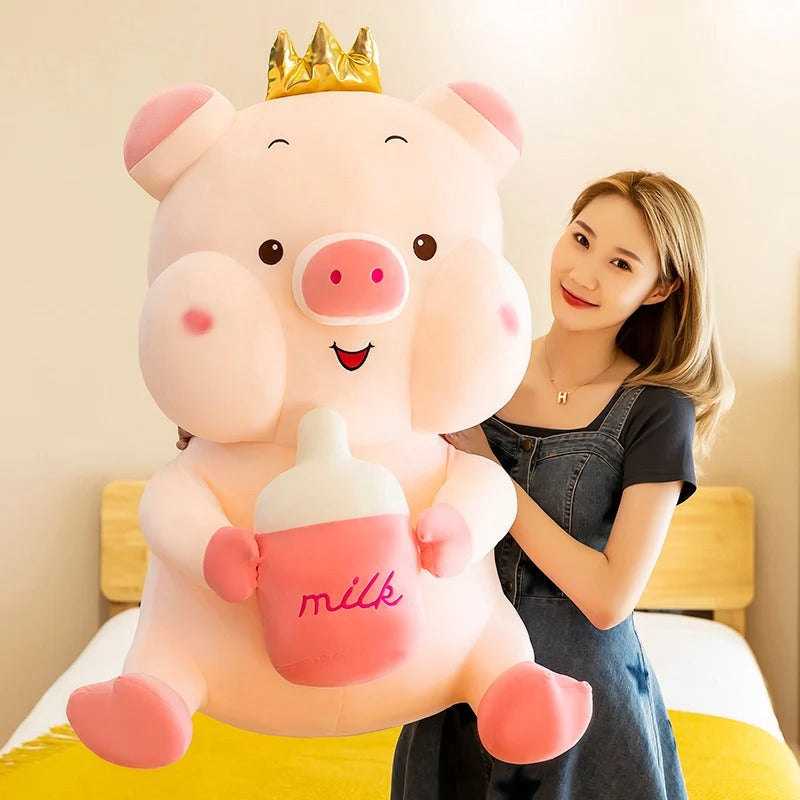 CERDITO MILK CORONA IMPORTADO 75 CM🩷🎀