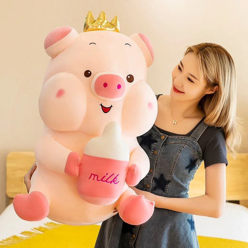 CERDITO MILK CORONA IMPORTADO 75 CM🩷🎀
