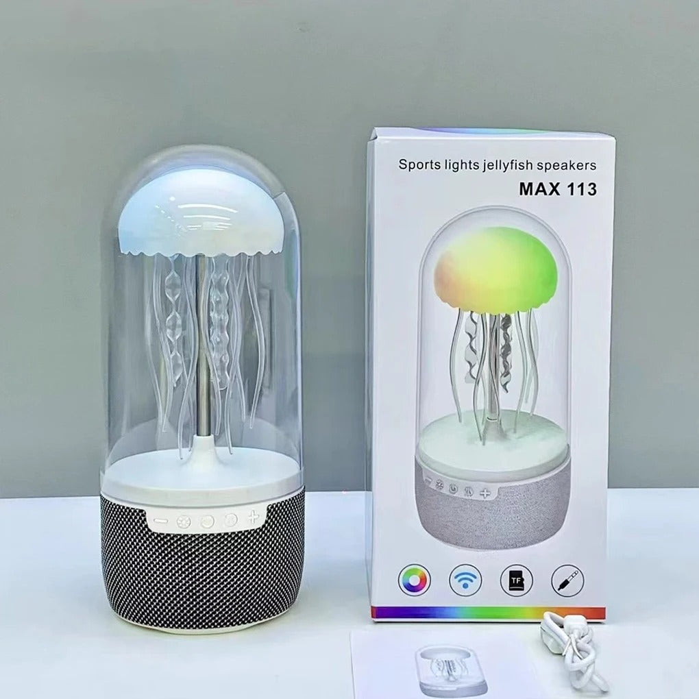 PARLANTE LAMPARA MEDUSA FLOTANTE🔊💡🪼