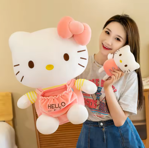 HELLO KITTY 60 CM + TARJETA DE AMOR 💛🎀