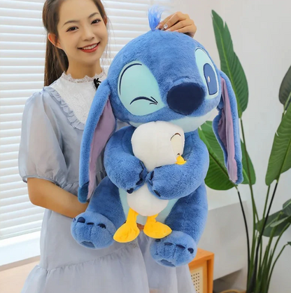 STITCH CON PATO 75 CM + TARJETA PERSONALIZADA GRATIS🎁💙