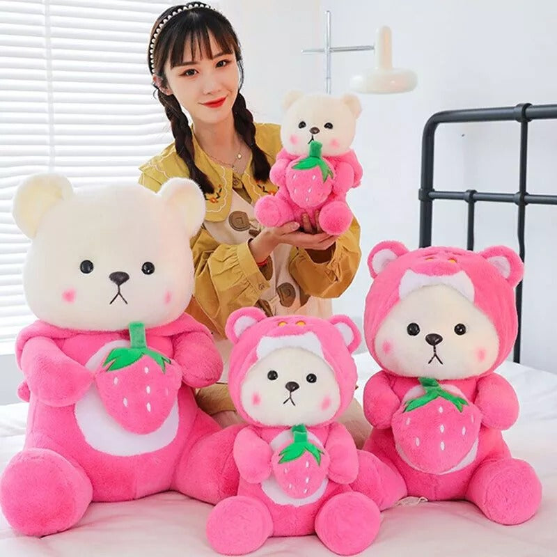 OSITO DISFRASADO DE LOTSO + TARJETA DE AMOR🍓🎀