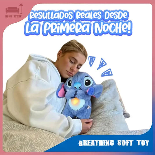 PELUCHE STITCH QUE RESPIRA🧸😴💙