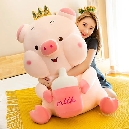 CERDITO MILK CORONA IMPORTADO 75 CM🩷🎀