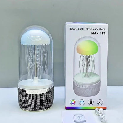 PARLANTE LAMPARA MEDUSA FLOTANTE🔊💡🪼